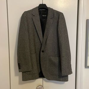 Madewell houndstooth blazer